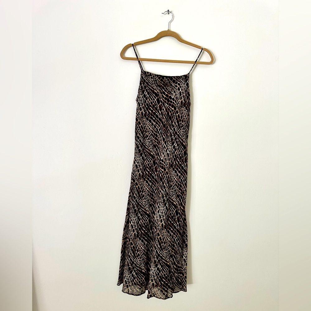 Vintage Tessuto animal print dress